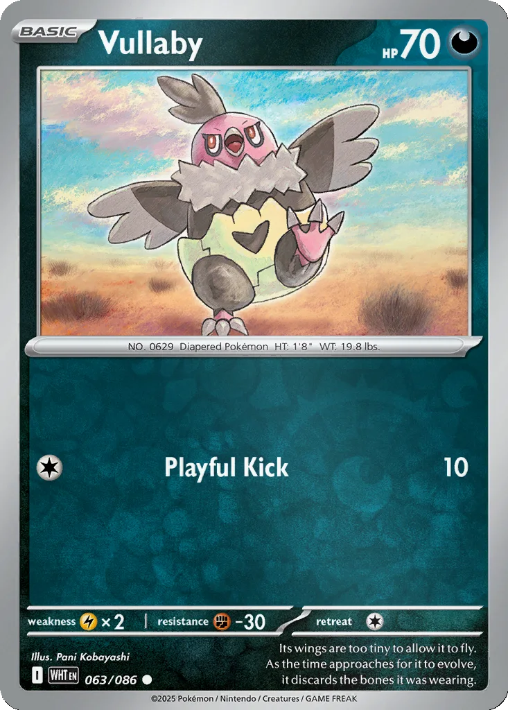 Vullaby 063/086 White Flare (Reverse holo)