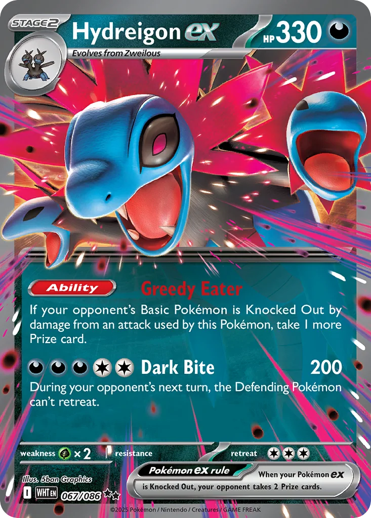 Hydreigon ex 067/086 SV: White Flare (Holo)