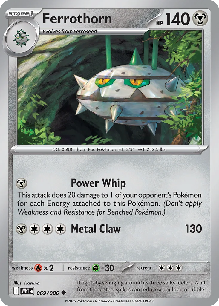 Ferrothorn 069/086 SV: White Flare (Normal)