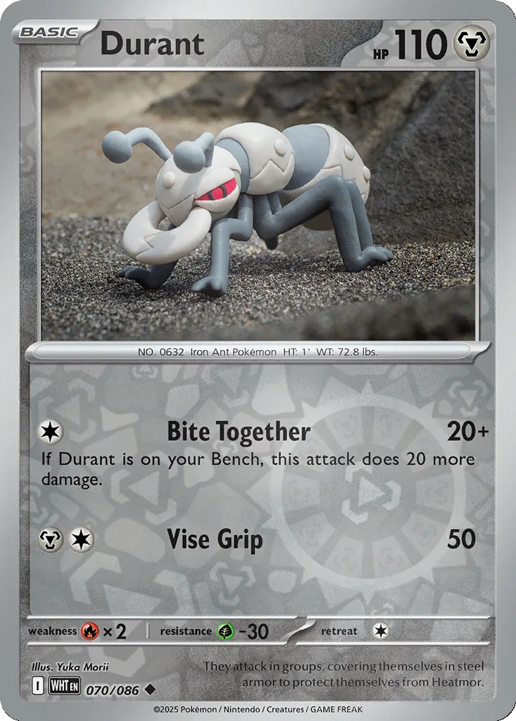 Durant 070/086 SV: White Flare (Reverse holo)