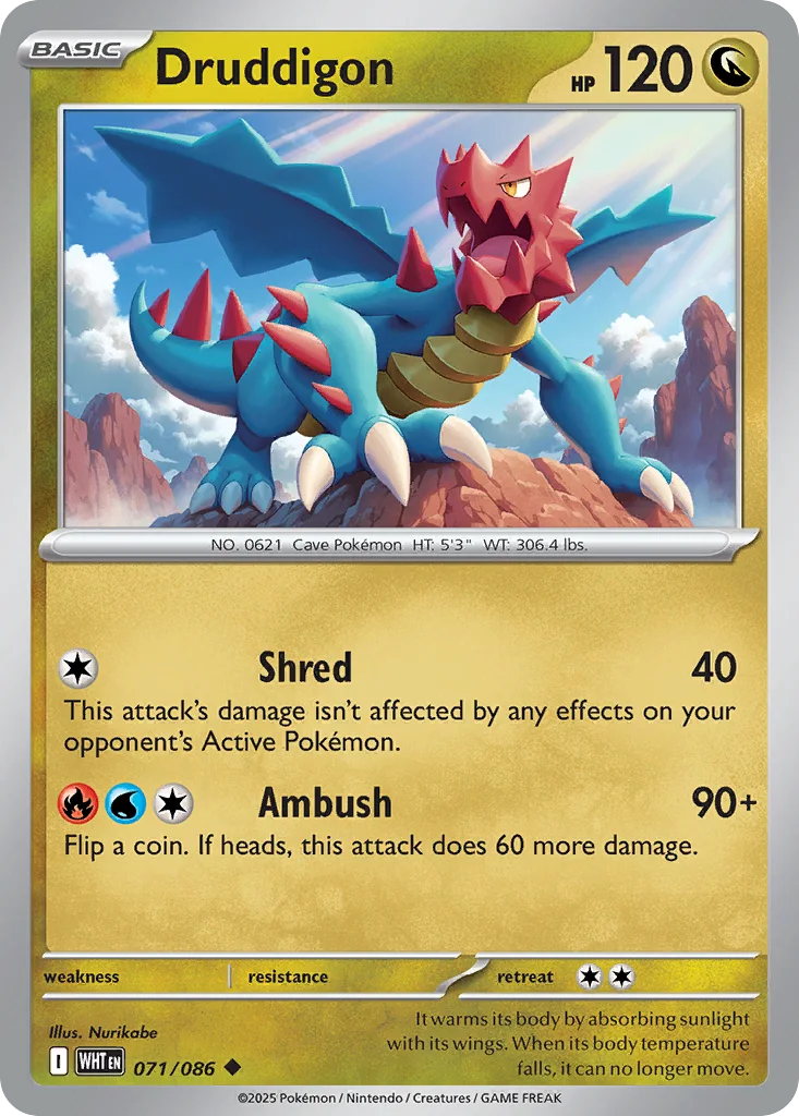 Druddigon 071/086 SV: White Flare (Normal)