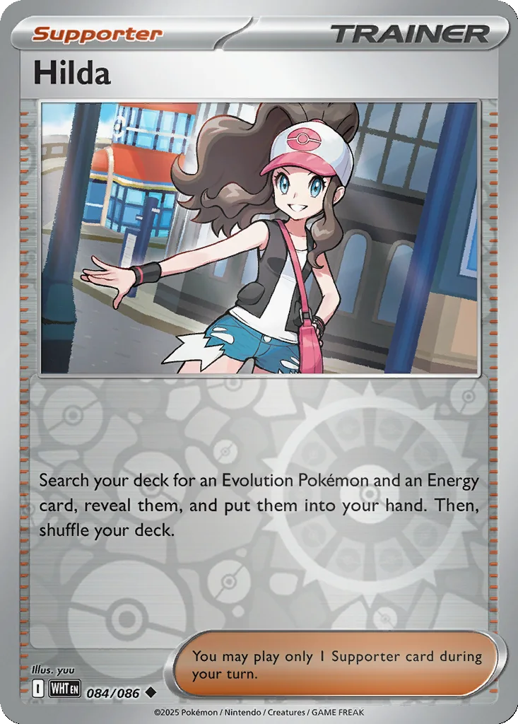 Hilda 084/086 SV: White Flare (Reverse holo)