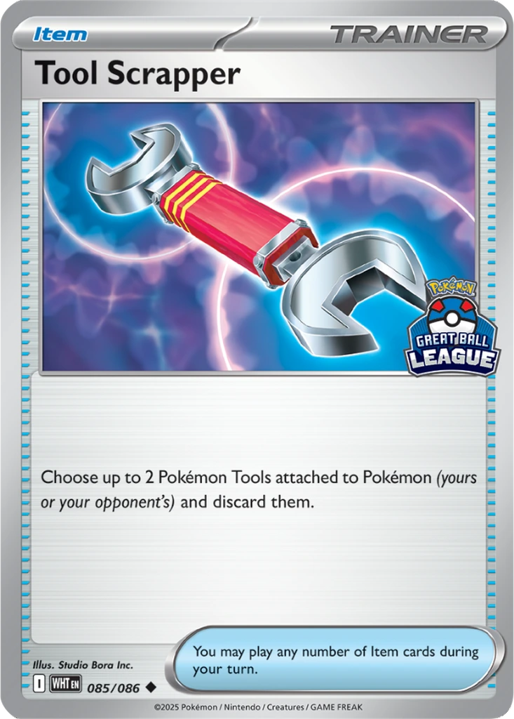 Tool Scrapper 085/086 White Flare (Great Ball League)