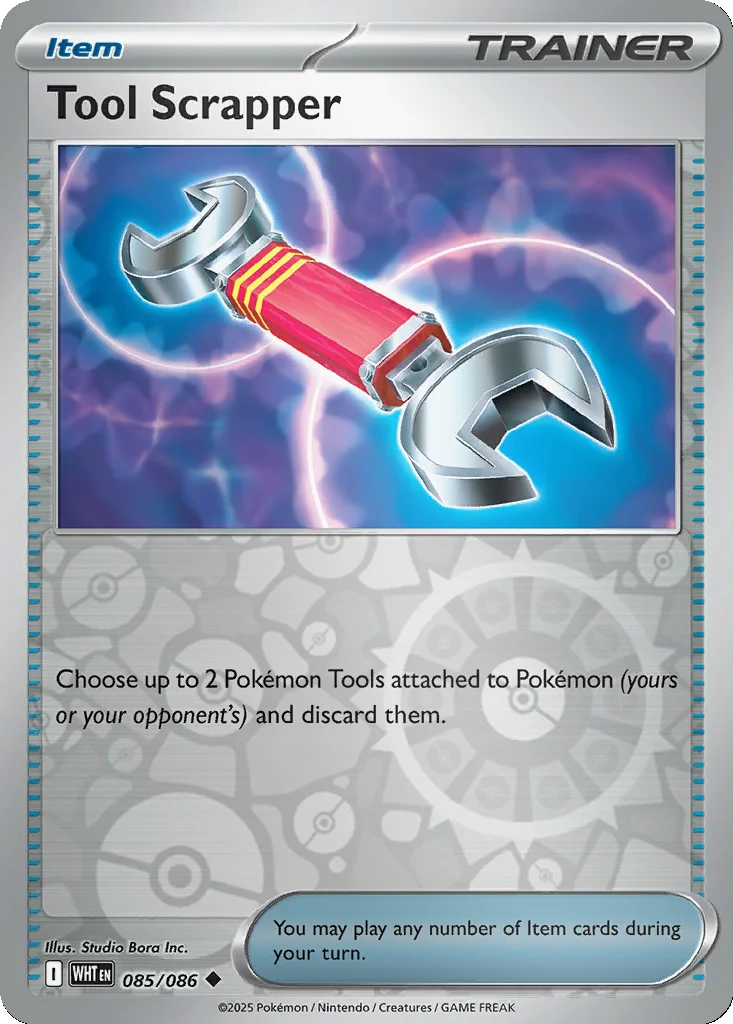 Tool Scrapper 085/086 SV: White Flare (Reverse holo)