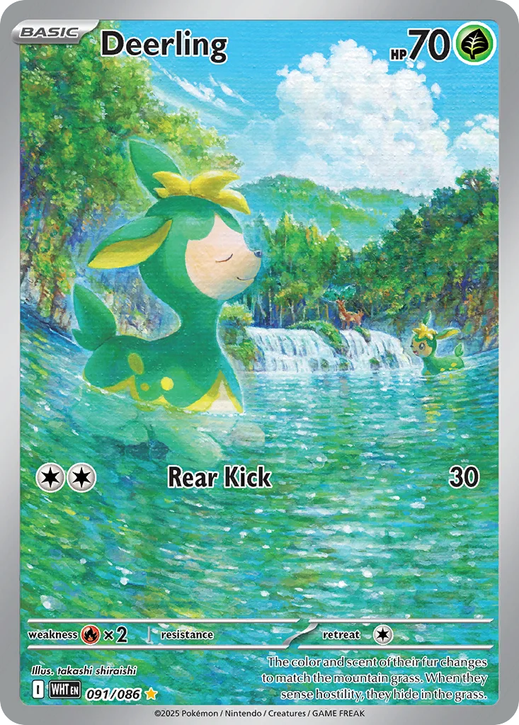 Deerling 091/086 SV: White Flare (Holo)