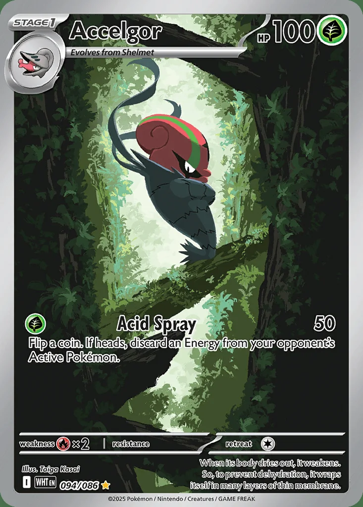 Accelgor 094/086 White Flare (Holo)