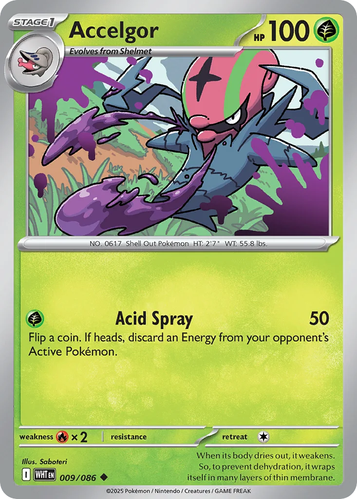 Accelgor 009/086 SV: White Flare (Normal)
