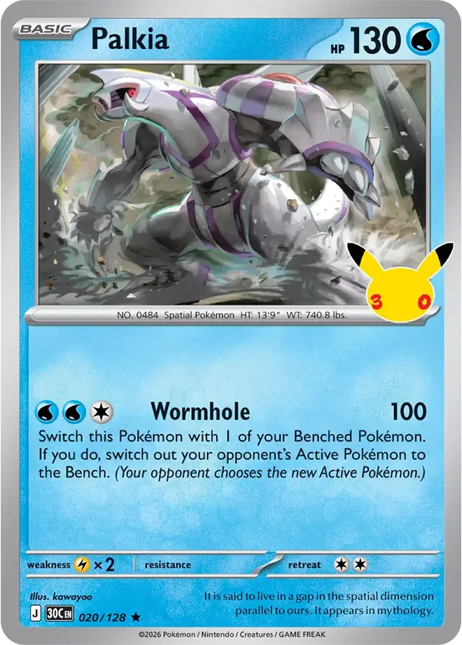 Palkia – 30th Celebration nr 020/128 (Holo)