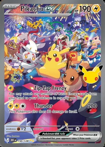 Pikachu ex 150/128