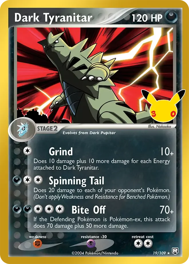 Dark Tyranitar – 30th Celebration: Classic Collection nr 19/109 (Classic holo)