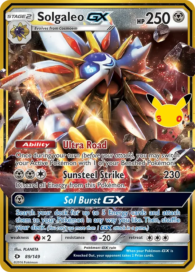 Solgaleo-GX – 30th Celebration: Classic Collection nr 89/149 (Classic holo)