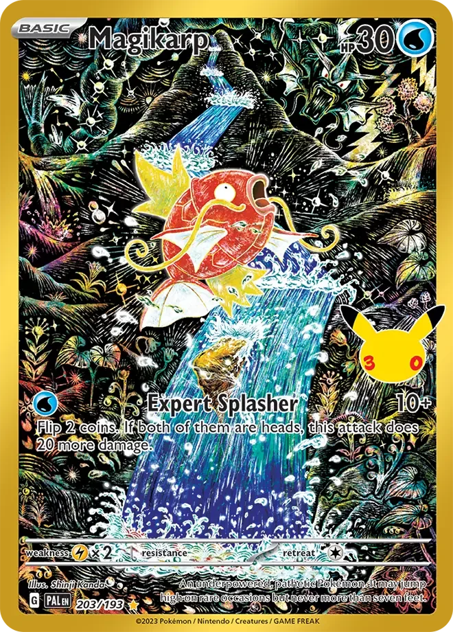 Magikarp – 30th Celebration: Classic Collection nr 203/193 (Classic holo)