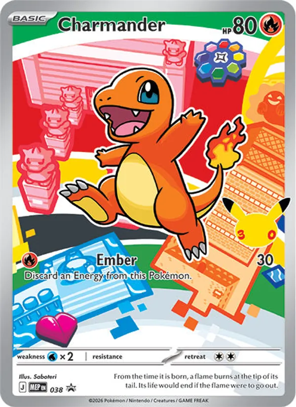 Charmander – Mega Evolution Promo nr 038 (First Partner • Series 1)