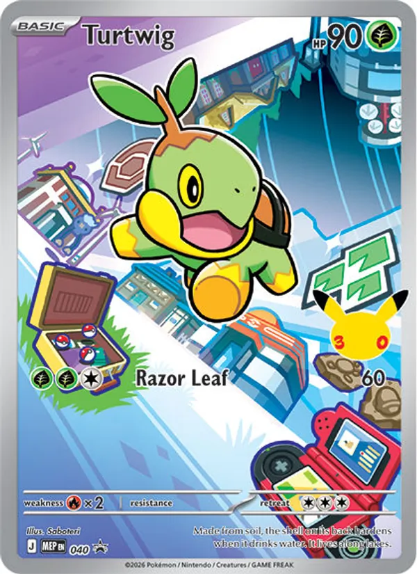 Turtwig – Mega Evolution Promo nr 040 (First Partner • Series 1)