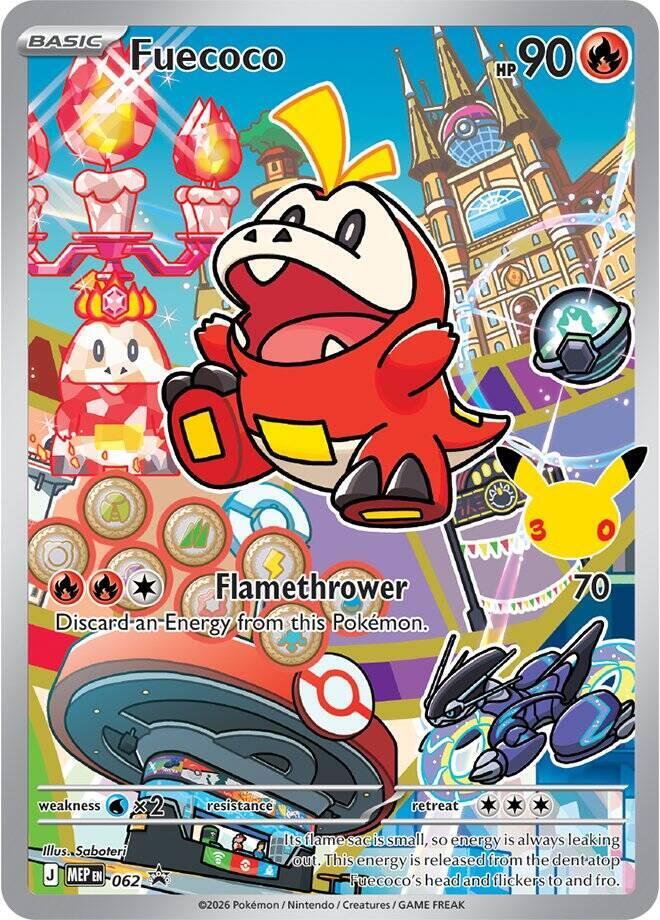 Fuecoco – Mega Evolution Promo nr 062 (First Partner • Series 3)