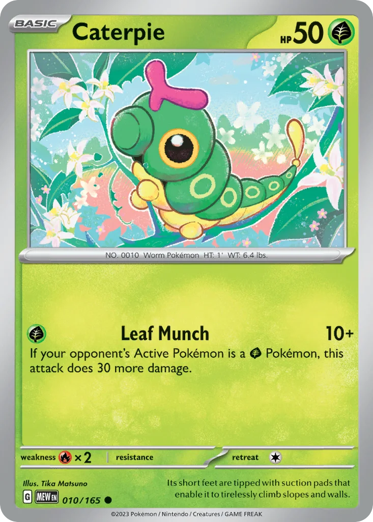 Caterpie – 151 nr 010/165 (Normal)