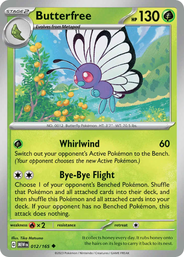 Butterfree – 151 nr 012/165 (Normal)
