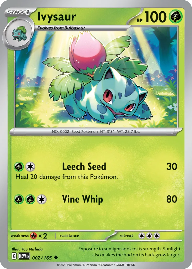 Ivysaur – 151 nr 002/165 (Normal)