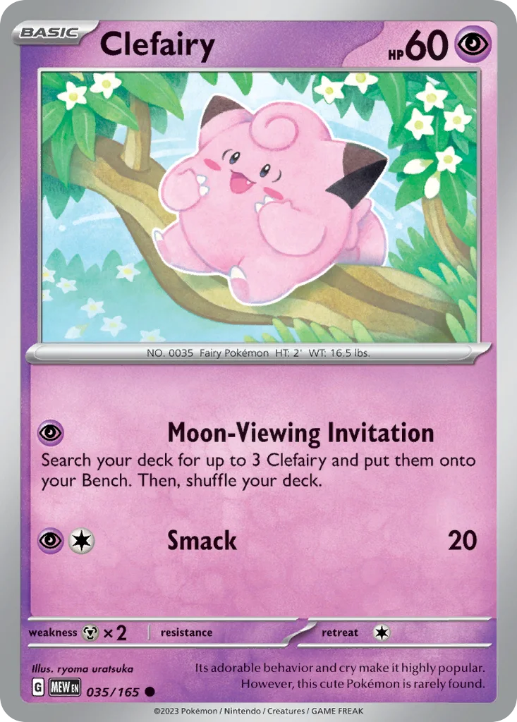 Clefairy – 151 nr 035/165 (Normal)