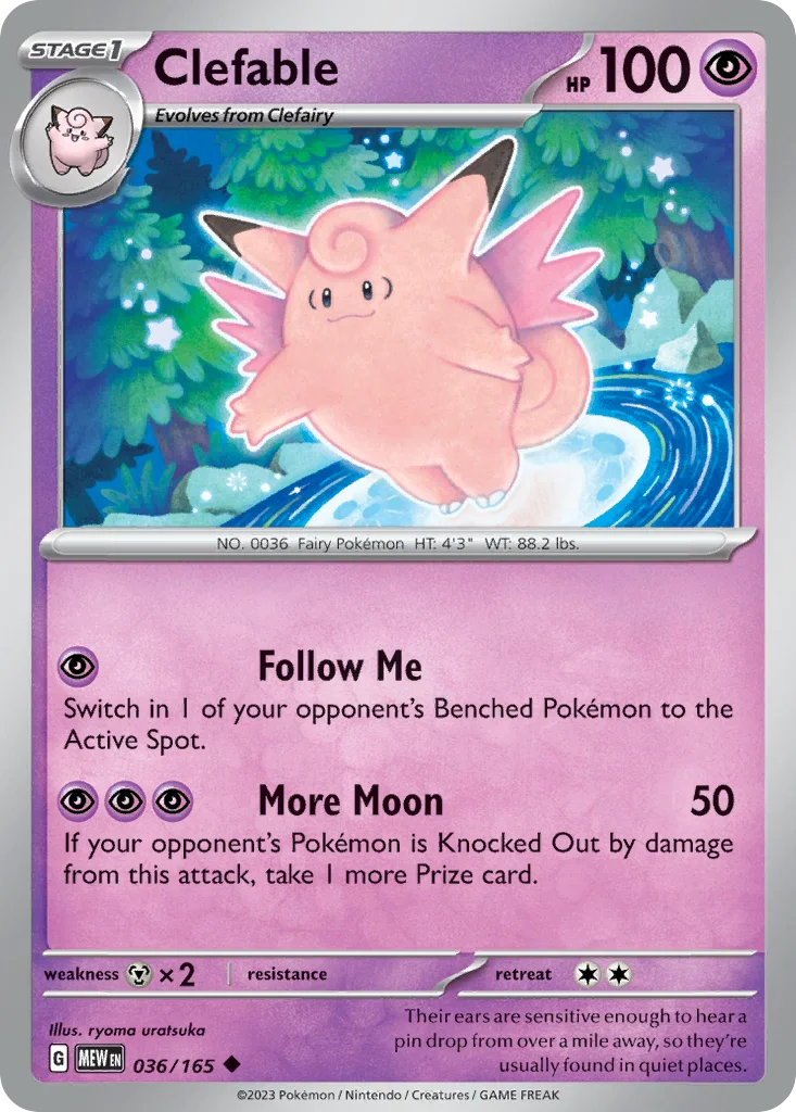 Clefable – 151 nr 036/165 (Normal)