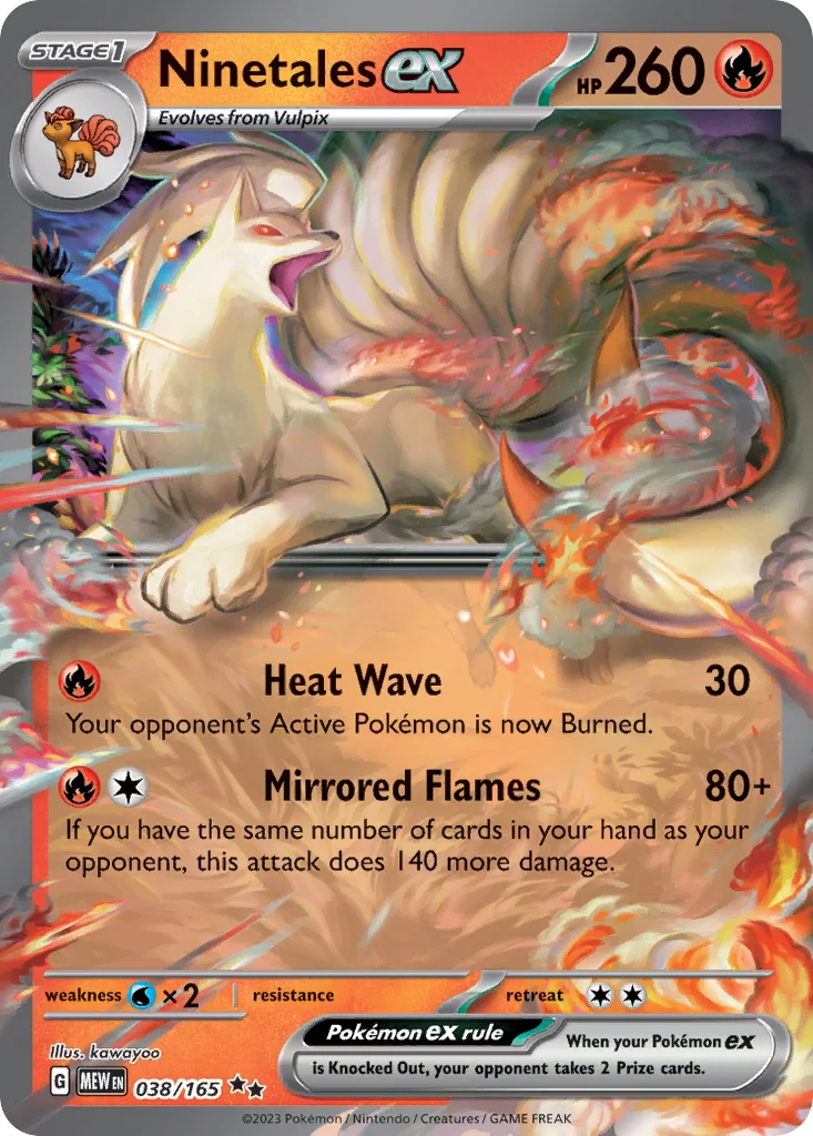 Ninetales ex – 151 nr 038/165 (Holo)