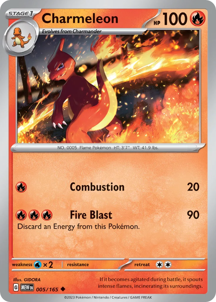 Charmeleon – 151 nr 005/165 (Normal)