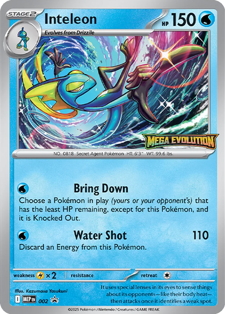 Inteleon – Mega Evolution Promo nr 002 (Build & Battle Deck Promo)