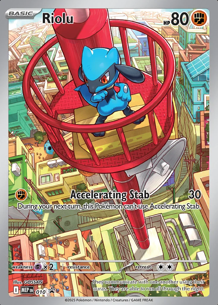 Riolu – Mega Evolution Promo nr 010 (ETB Promo (Mega Lucario))