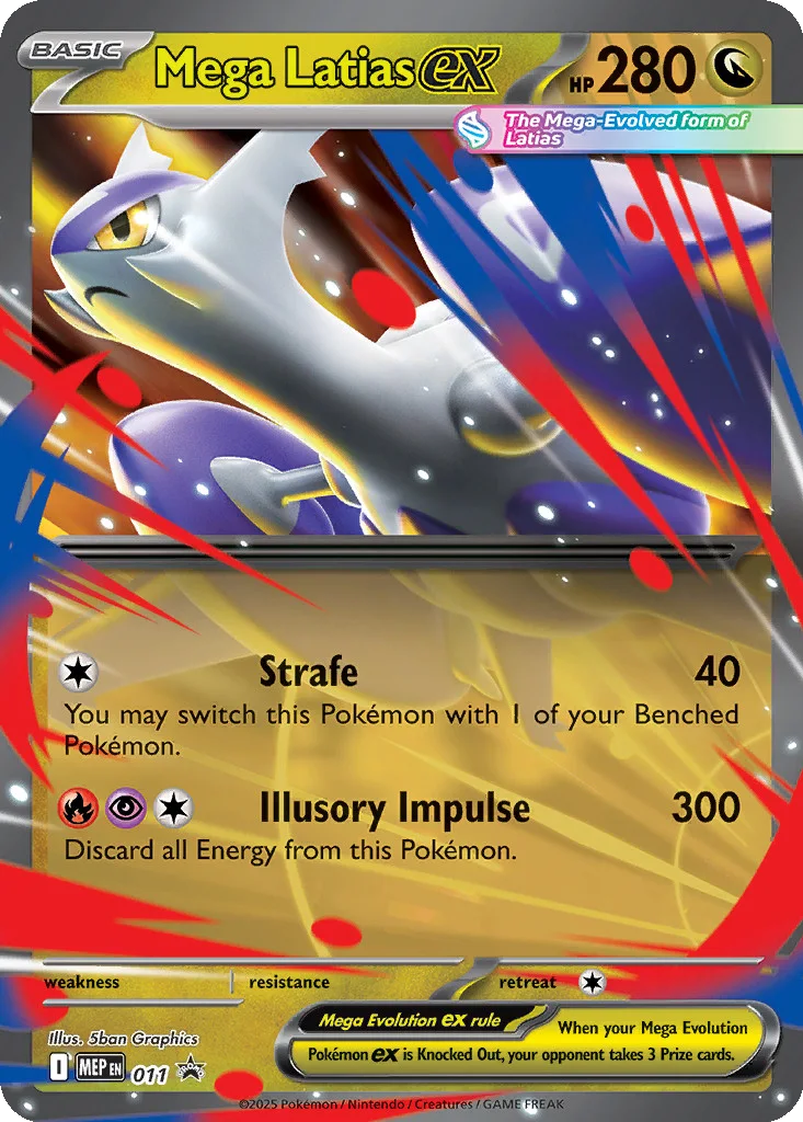 Mega Latias ex – Mega Evolution Promo nr 011 (Mega Latias ex Box)