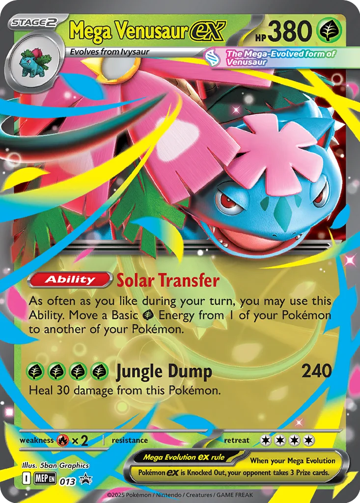 Mega Venusaur ex – Mega Evolution Promo nr 013 (Mega Venusaur ex Premium Collection)