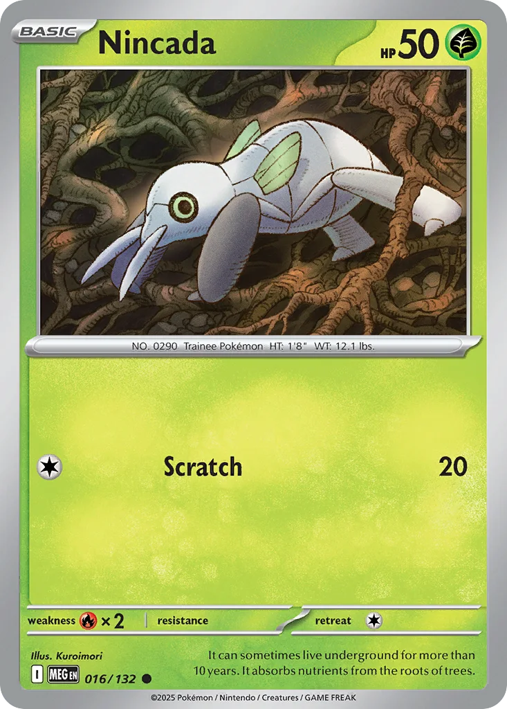 Nincada – Mega Evolution nr 016/132 (Normal)