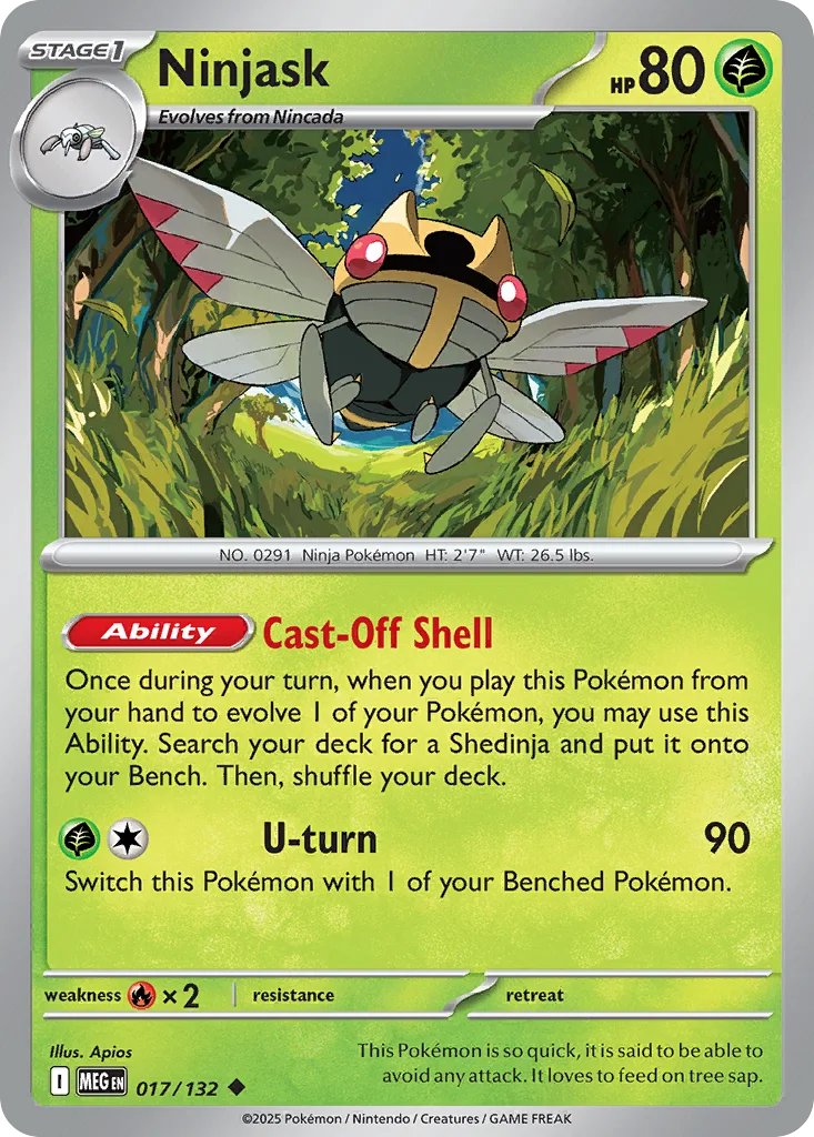 Ninjask – Mega Evolution nr 017/132 (Normal)