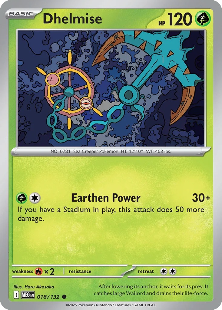 Dhelmise – Mega Evolution nr 018/132 (Normal)