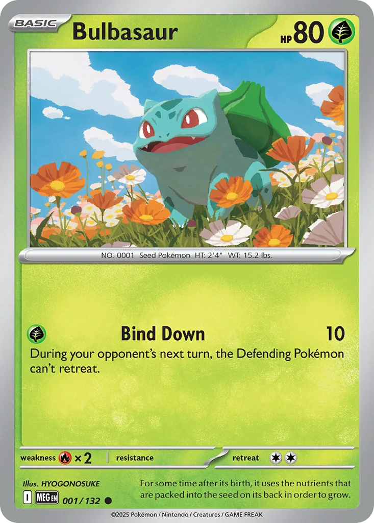 Bulbasaur – Mega Evolution nr 001/132 (Normal)