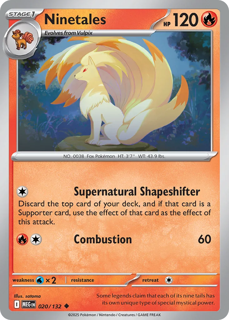 Ninetales – Mega Evolution nr 020/132 (Normal)