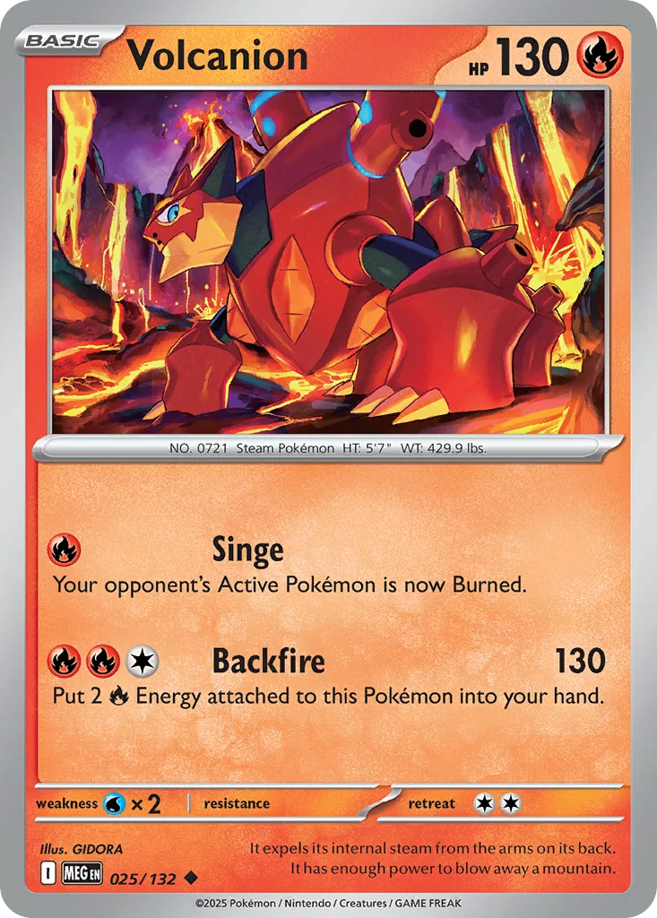 Volcanion – Mega Evolution nr 025/132 (Normal)