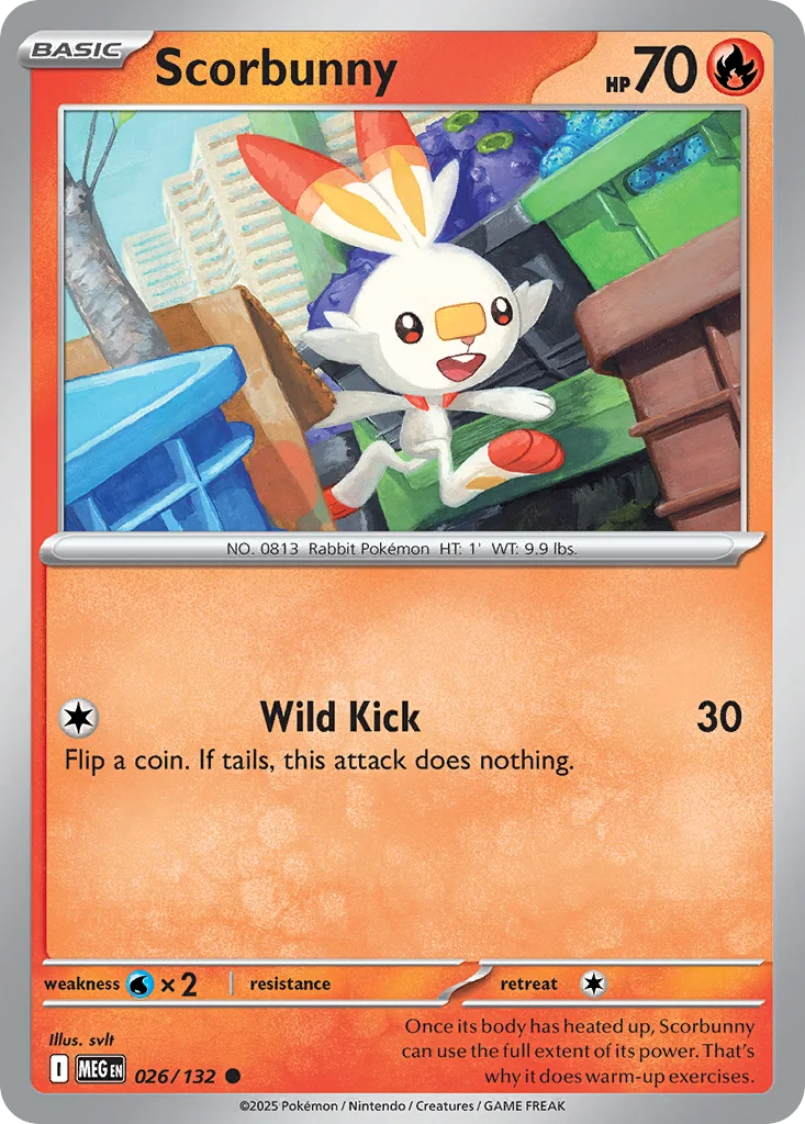 Scorbunny – Mega Evolution nr 026/132 (Normal)