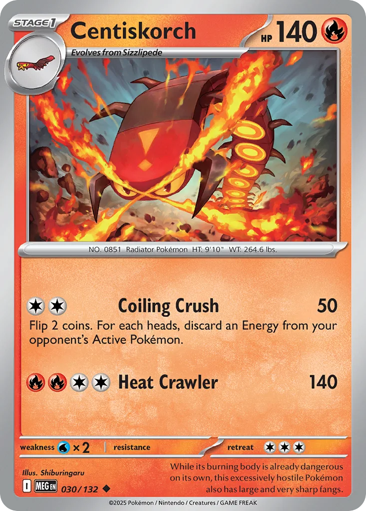 Centiskorch – Mega Evolution nr 030/132 (Normal)