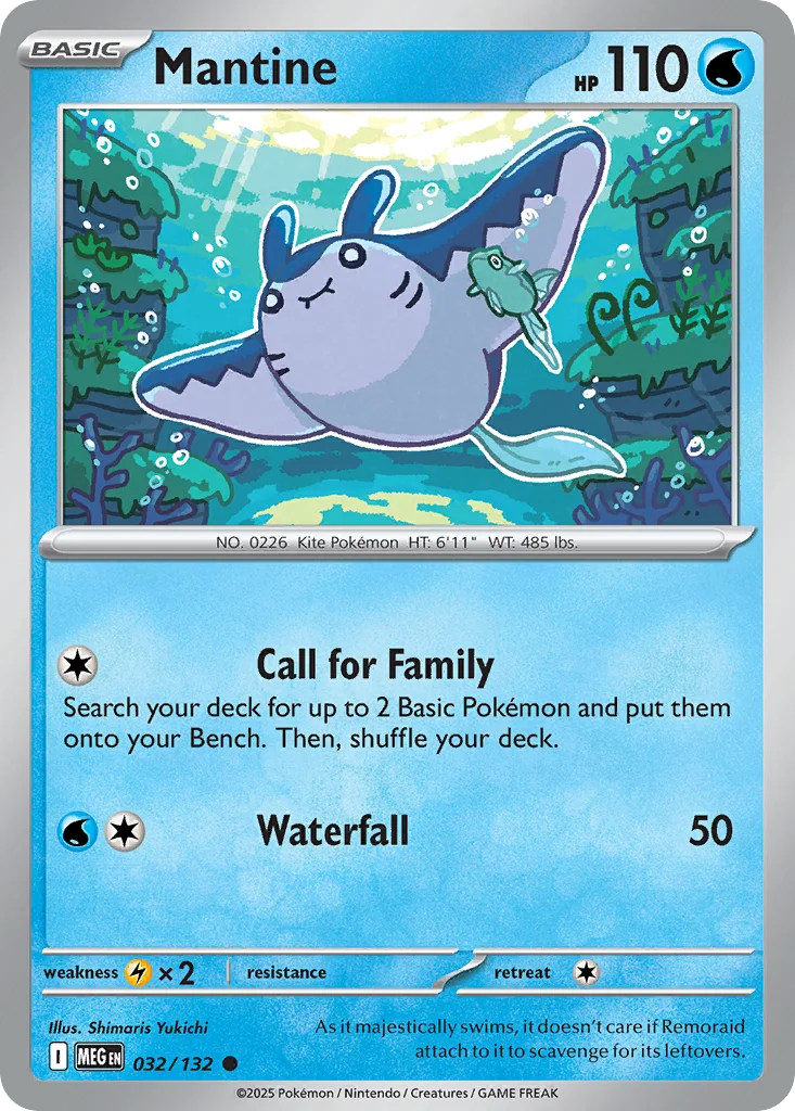 Mantine – Mega Evolution nr 032/132 (Normal)