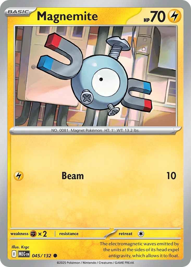 Magnemite – Mega Evolution nr 045/132 (Normal)