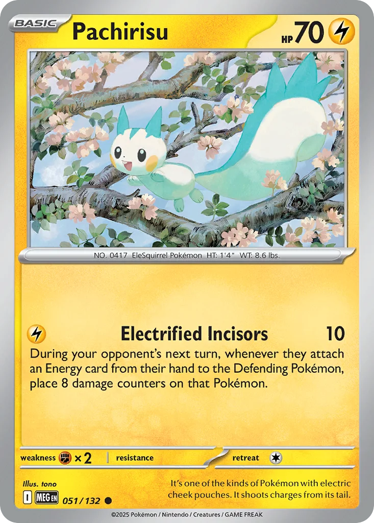 Pachirisu – Mega Evolution nr 051/132 (Normal)