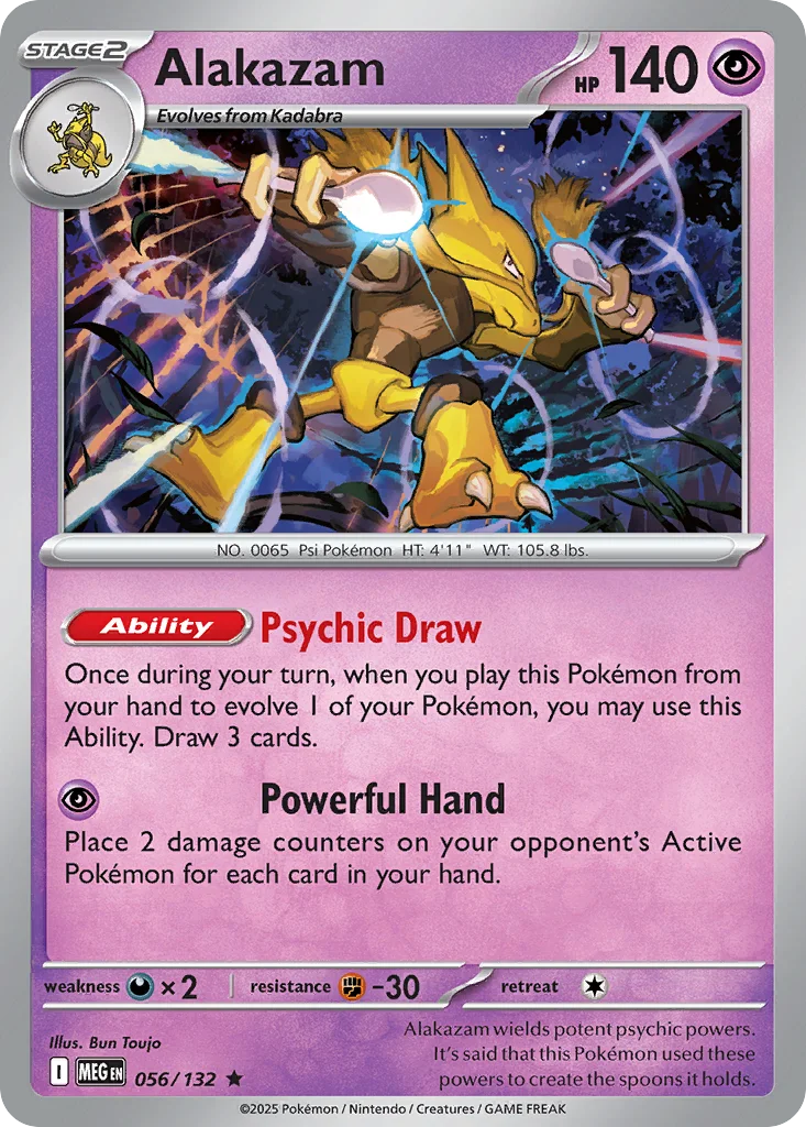 Alakazam – Mega Evolution nr 056/132 (Holo)