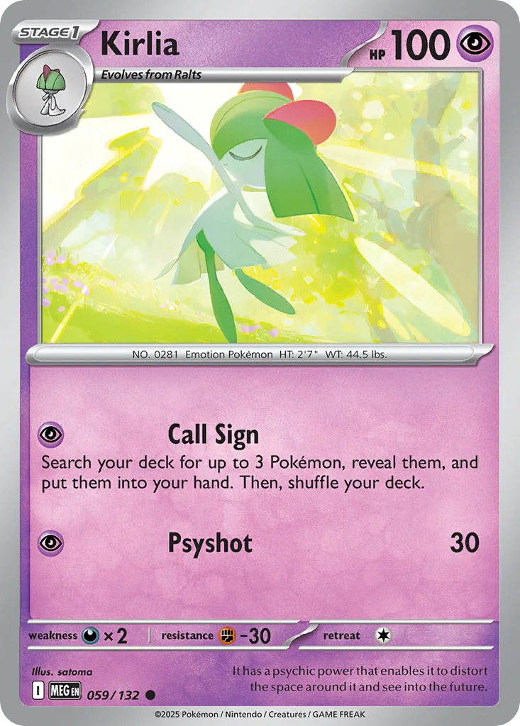 Kirlia – Mega Evolution nr 059/132 (Normal)