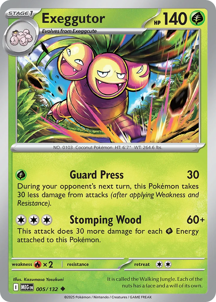 Exeggutor – Mega Evolution nr 005/132 (Normal)