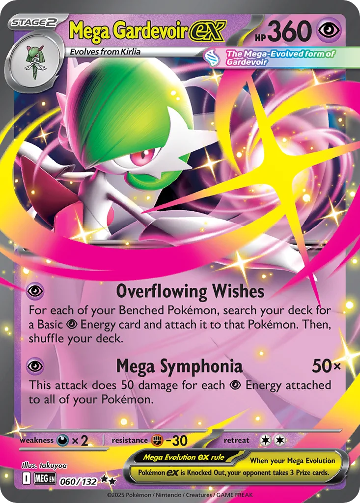 Mega Gardevoir ex – Mega Evolution nr 060/132 (Holo)