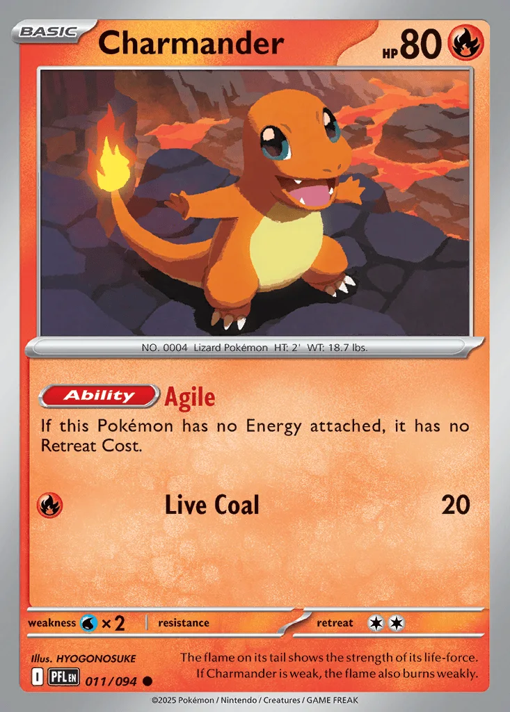 Charmander – Phantasmal Flames nr 011/094 (Normal)