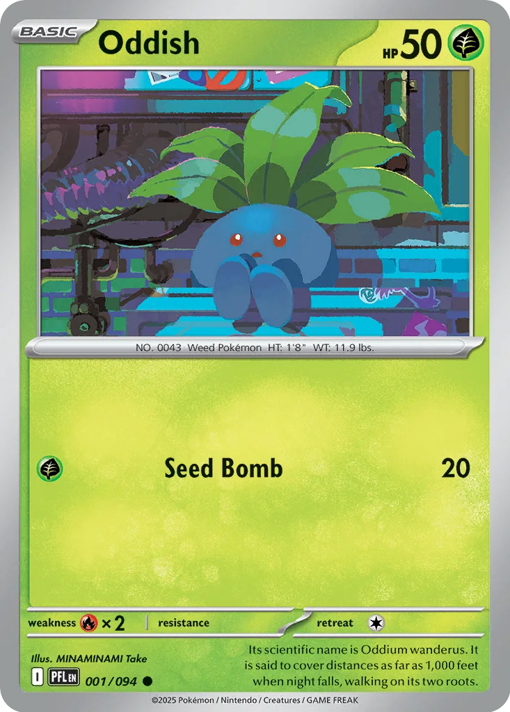 Oddish – Phantasmal Flames nr 001/094 (Normal)
