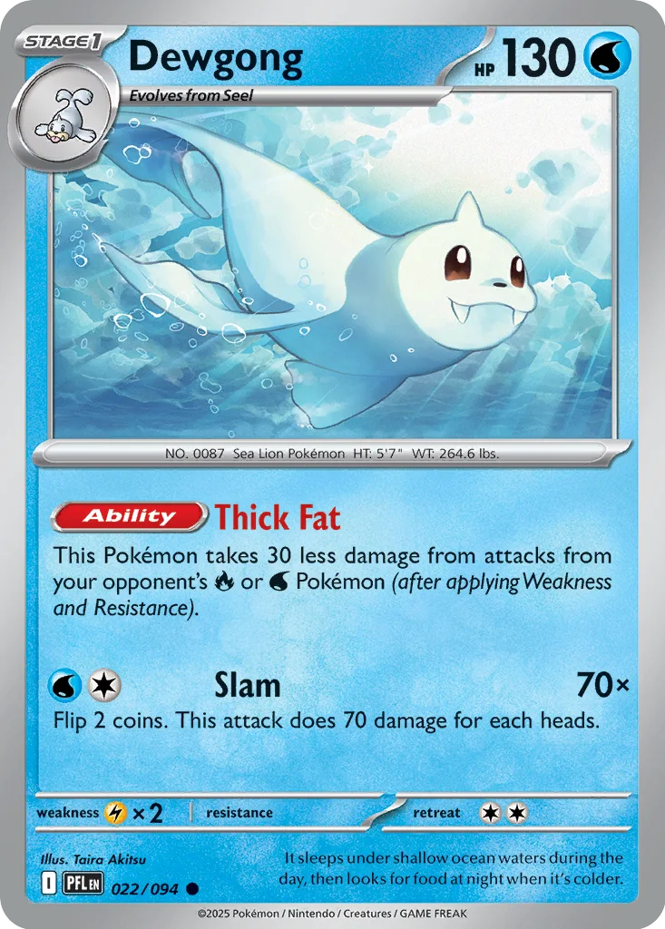Dewgong – Phantasmal Flames nr 022/094 (Normal)