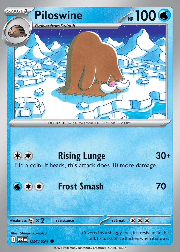 Piloswine – Phantasmal Flames nr 024/094 (Normal)