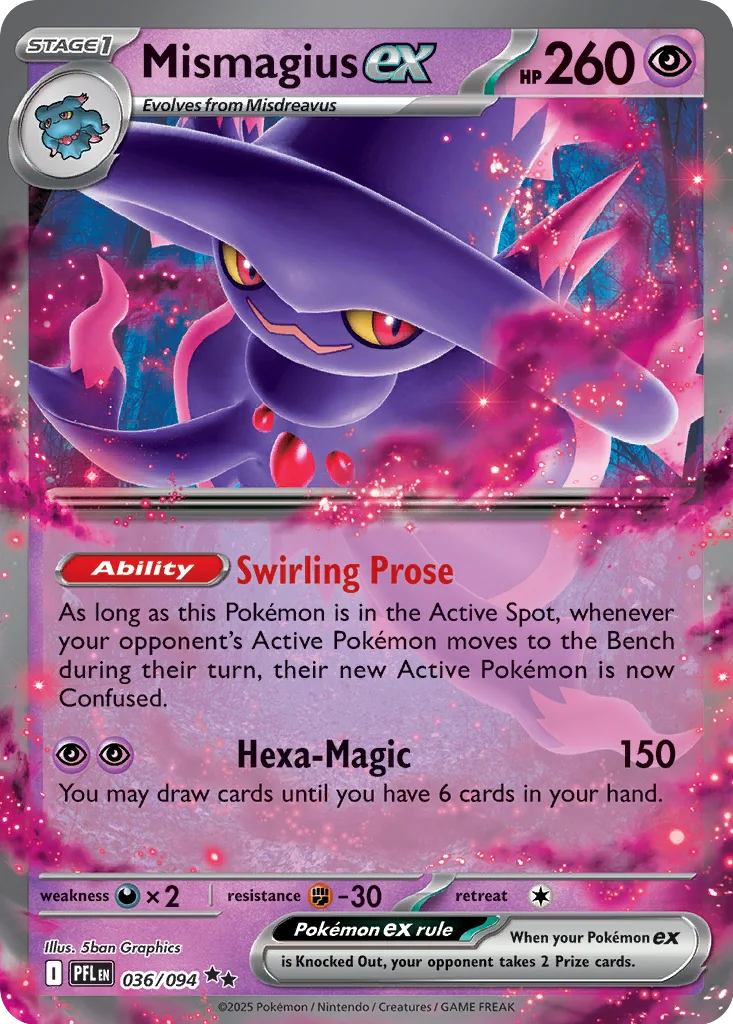 Mismagius ex – Phantasmal Flames nr 036/094 (Holo)